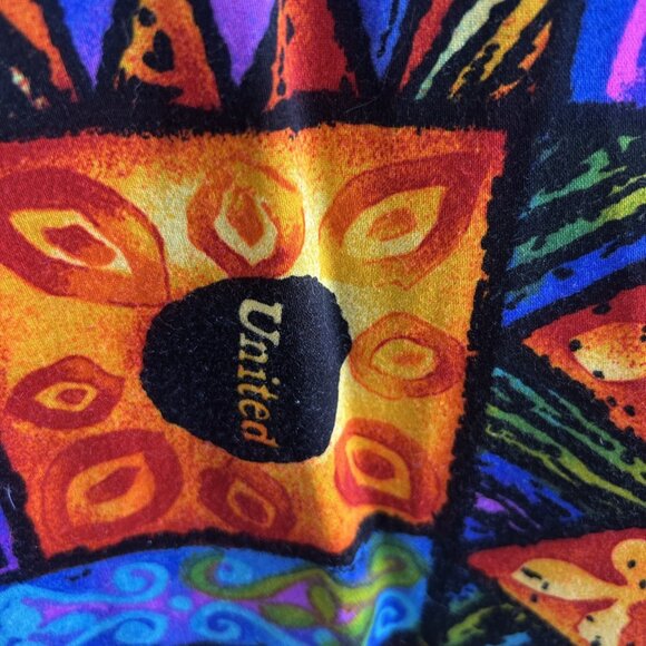 Evelyn Margolis United Airlines Hawaiian Vintage 60s Steward Shirt Size Medium - Picture 8 of 12